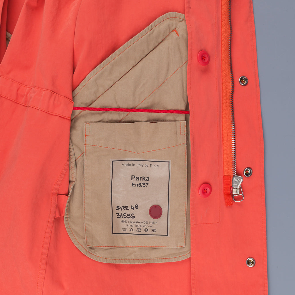 Ten C Parka Brique