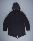 Ten C OJJ piece dyed Core Parka Navy