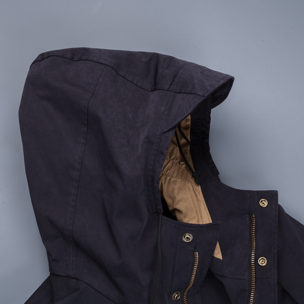 Ten C OJJ piece dyed Core Parka Navy