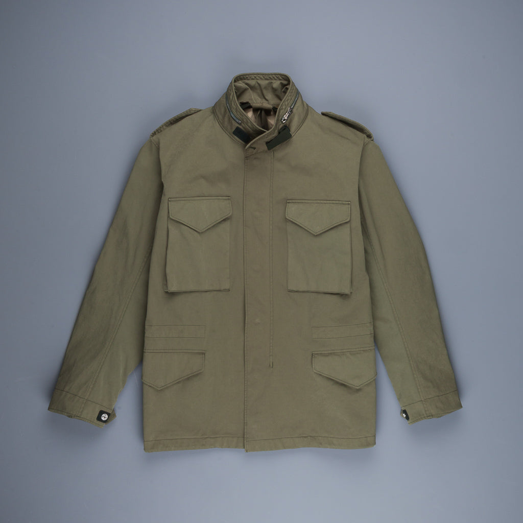 Ten C Field Jacket Garment dyed olive