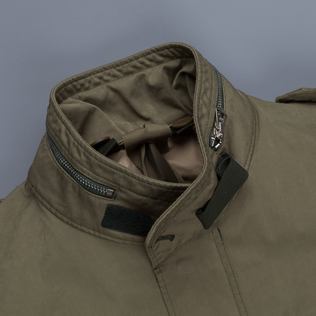 Ten C Field Jacket Garment dyed olive