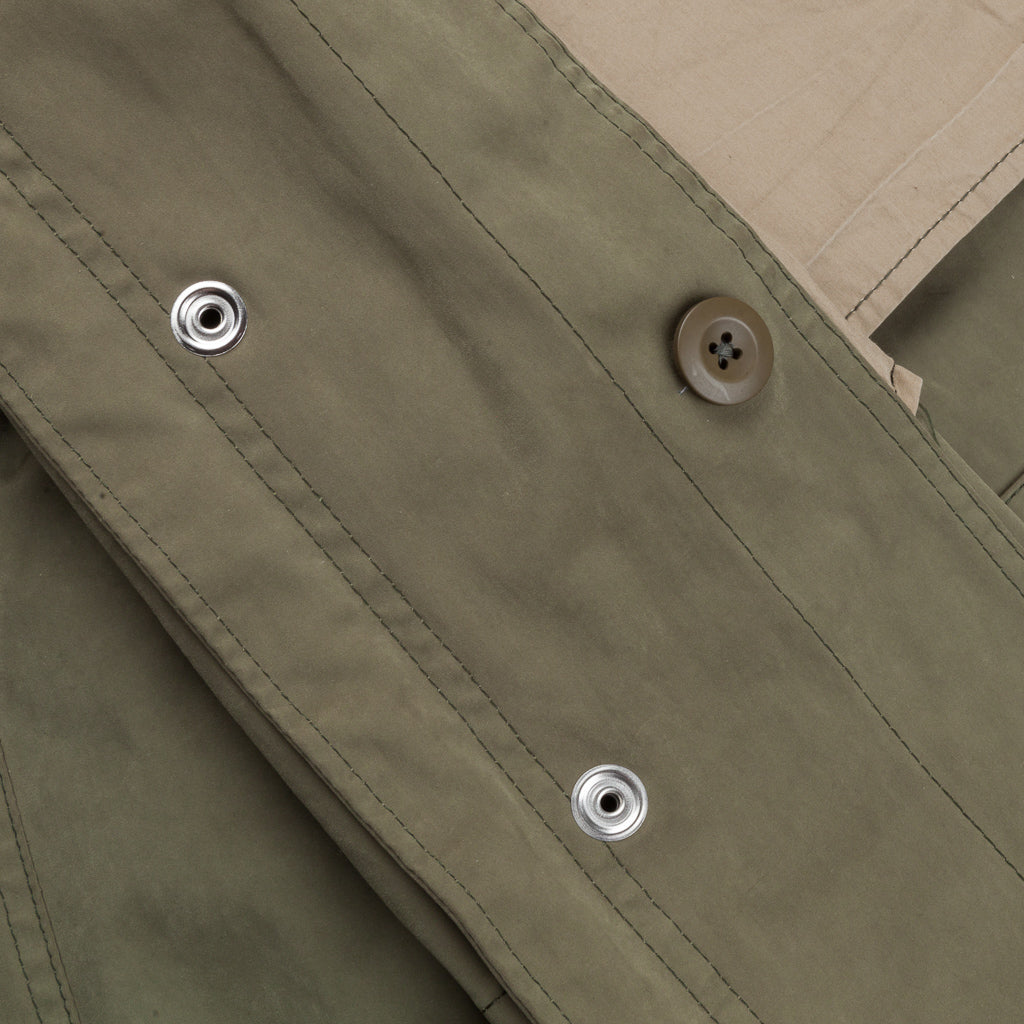 Ten C Field Jacket Garment dyed olive