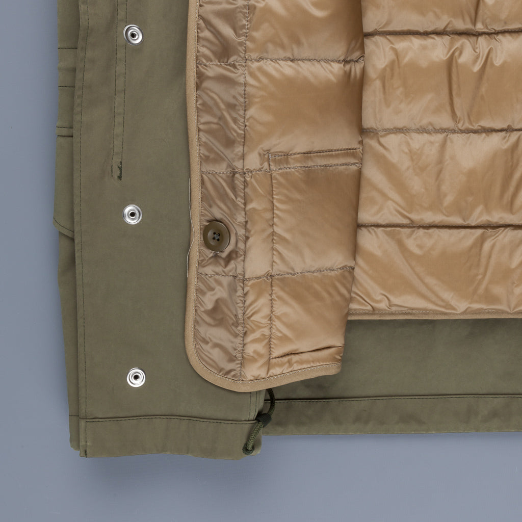 Ten C Field Jacket Garment dyed olive