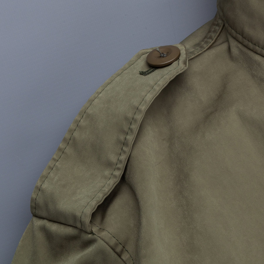 Ten C Field Jacket Garment dyed olive