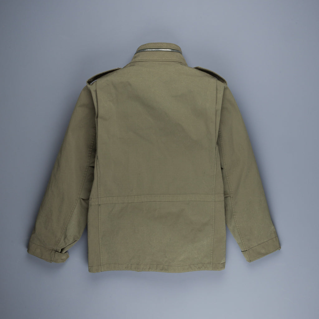 Ten C Field Jacket Garment dyed olive