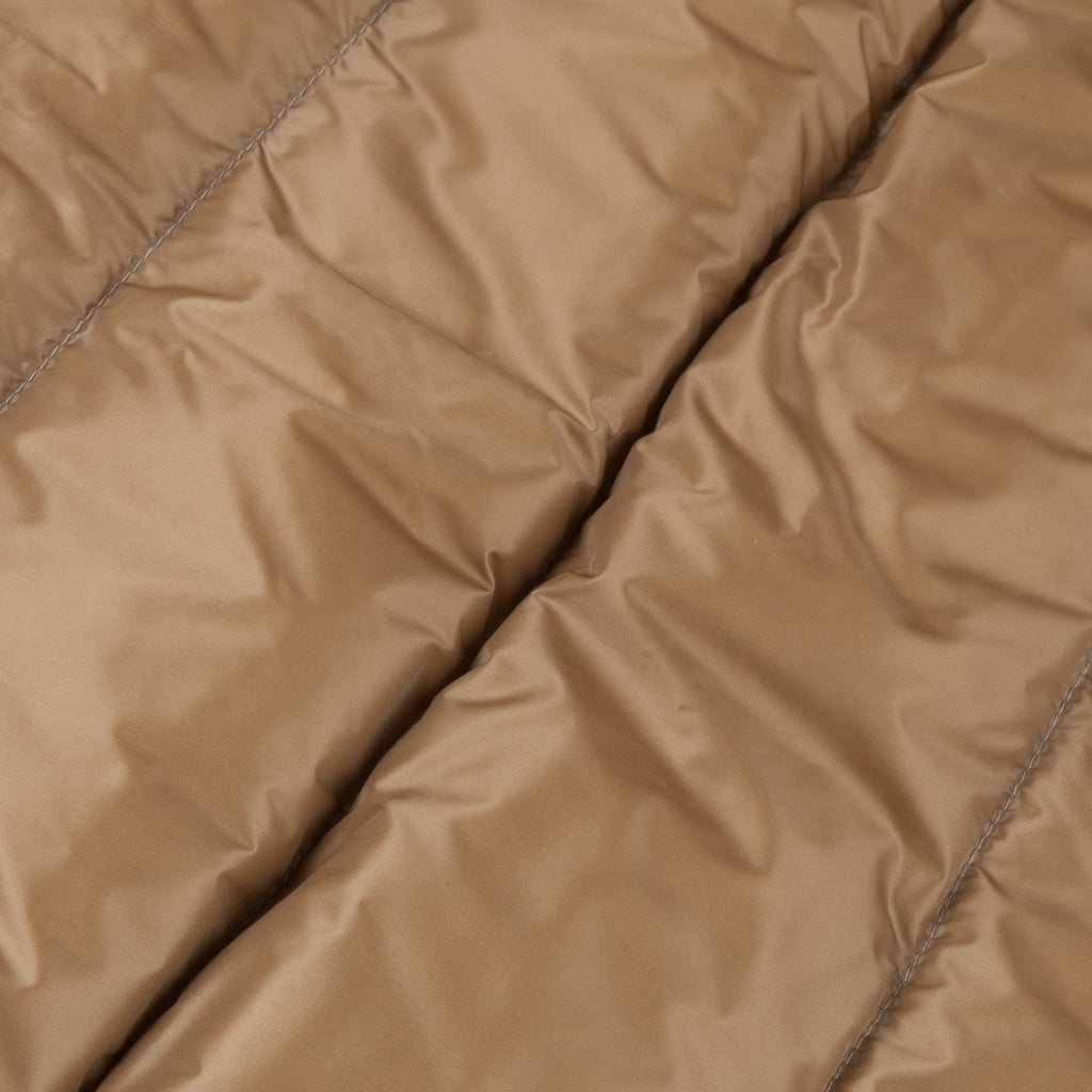 Ten C Hooded down liner with pockets Tan