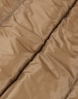 Ten C Hooded down liner with pockets Tan