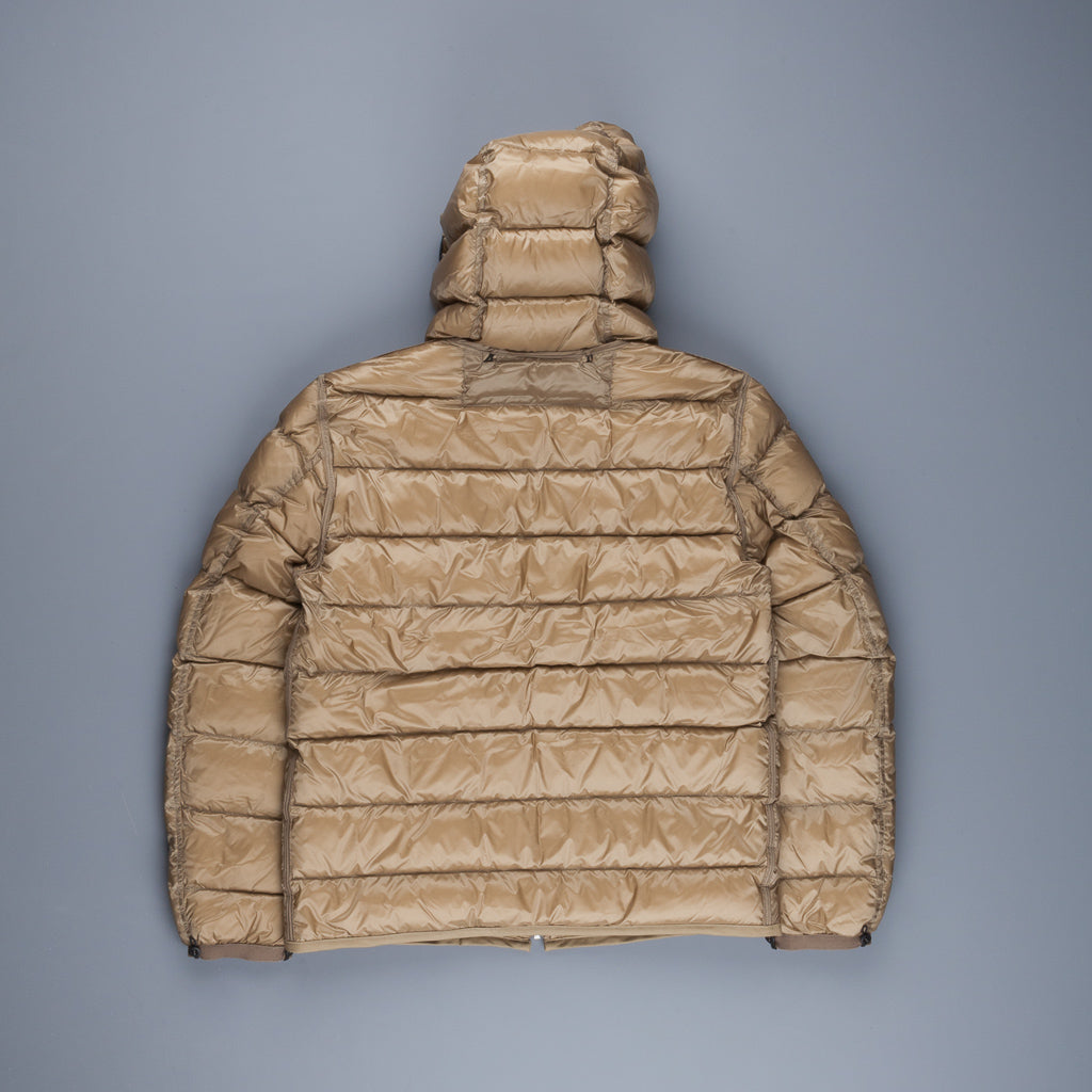 Ten C Hooded down liner with pockets Tan