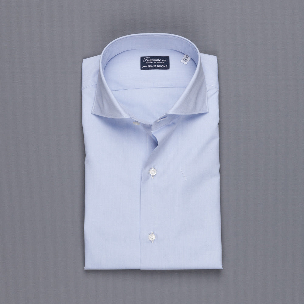 Finamore Milano shirt Eduardo collar extra fine oxford