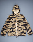 The Real McCoy's Tiger Camouflage Parka Gold tone