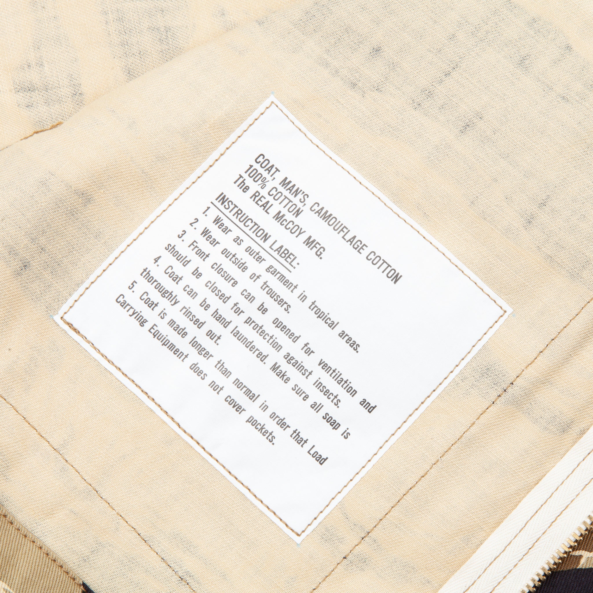 The Real McCoy&#39;s Tiger Camouflage Parka Gold tone