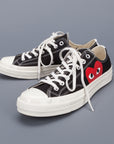 Comme des Garçons PLAY x Converse Chuck Taylor '70 low top in Black