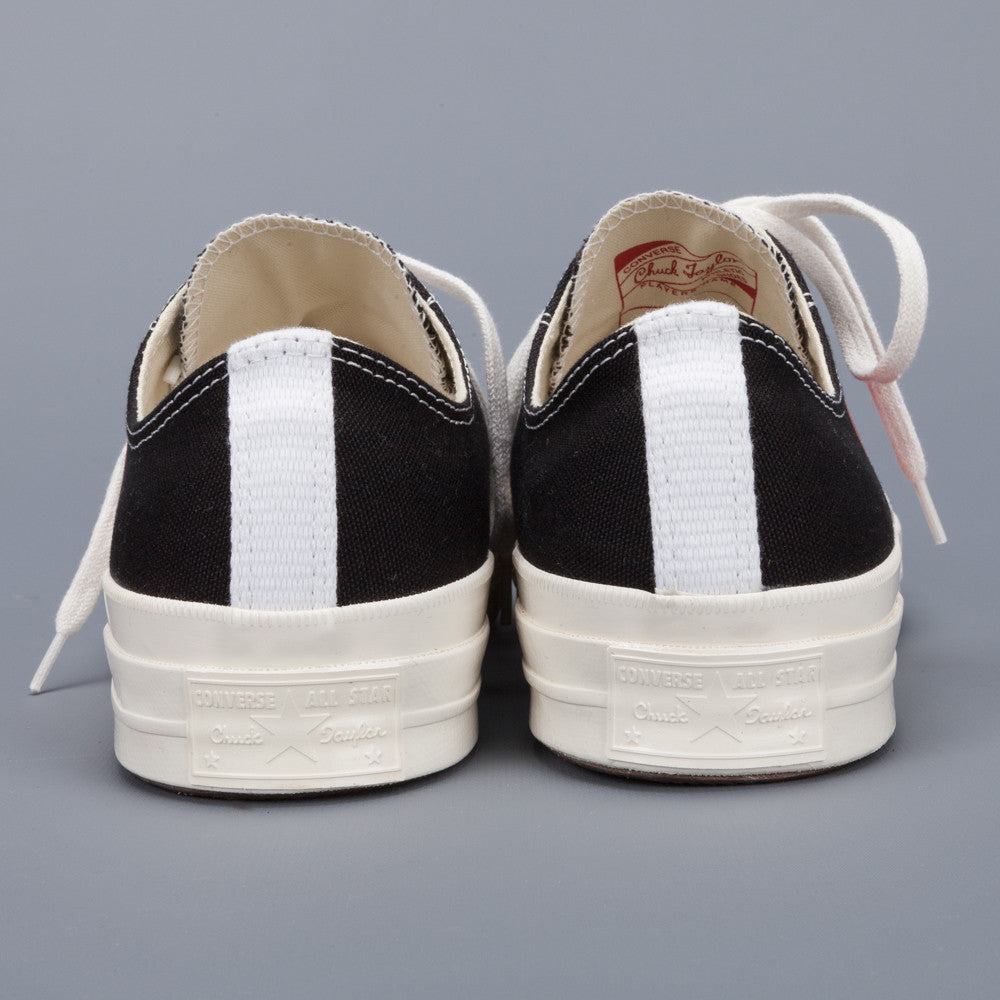 Comme des Garçons PLAY x Converse Chuck Taylor '70 low top in Black