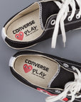 Comme des Garçons PLAY x Converse Chuck Taylor '70 low top in Black