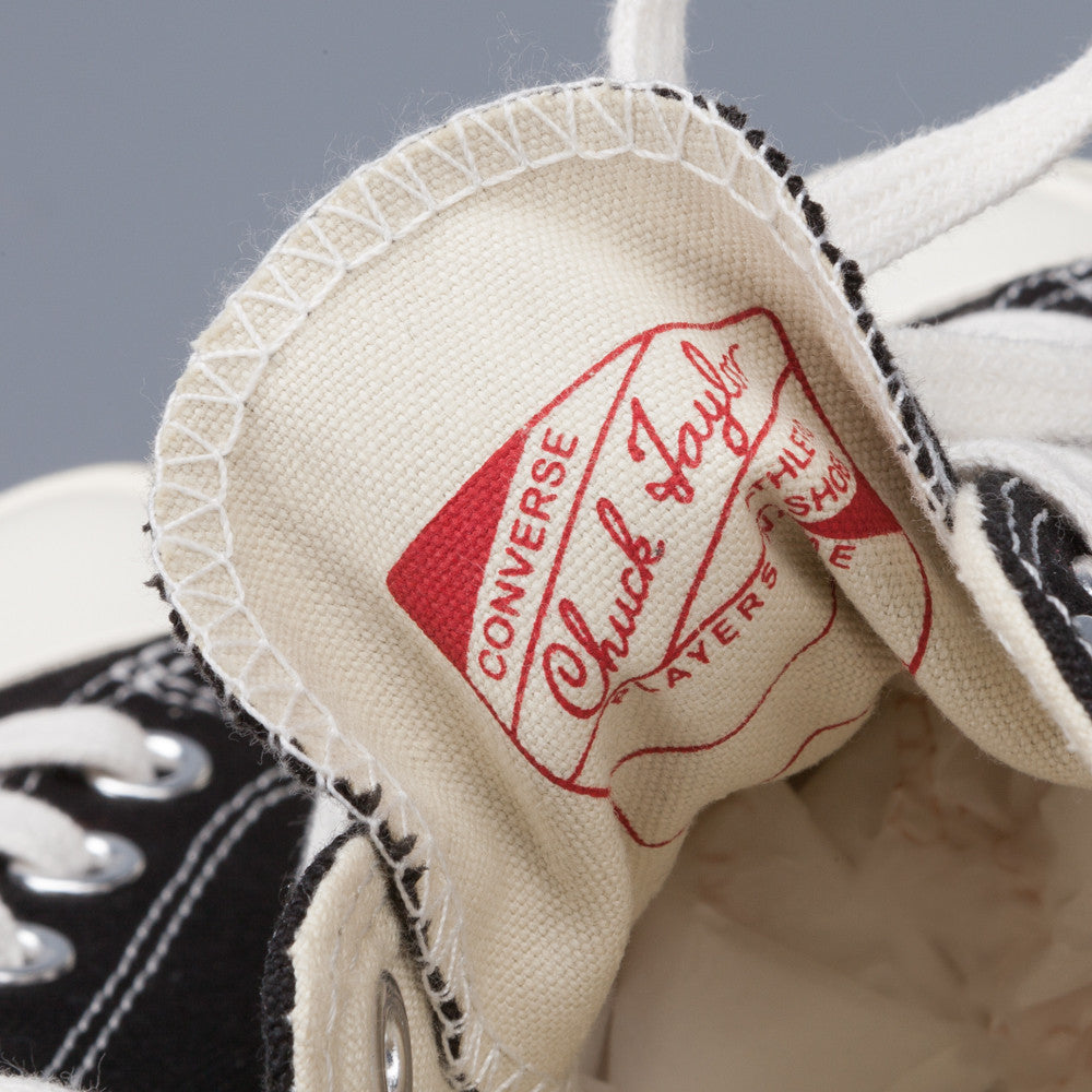 Comme des Garçons PLAY x Converse Chuck Taylor '70 low top in Black