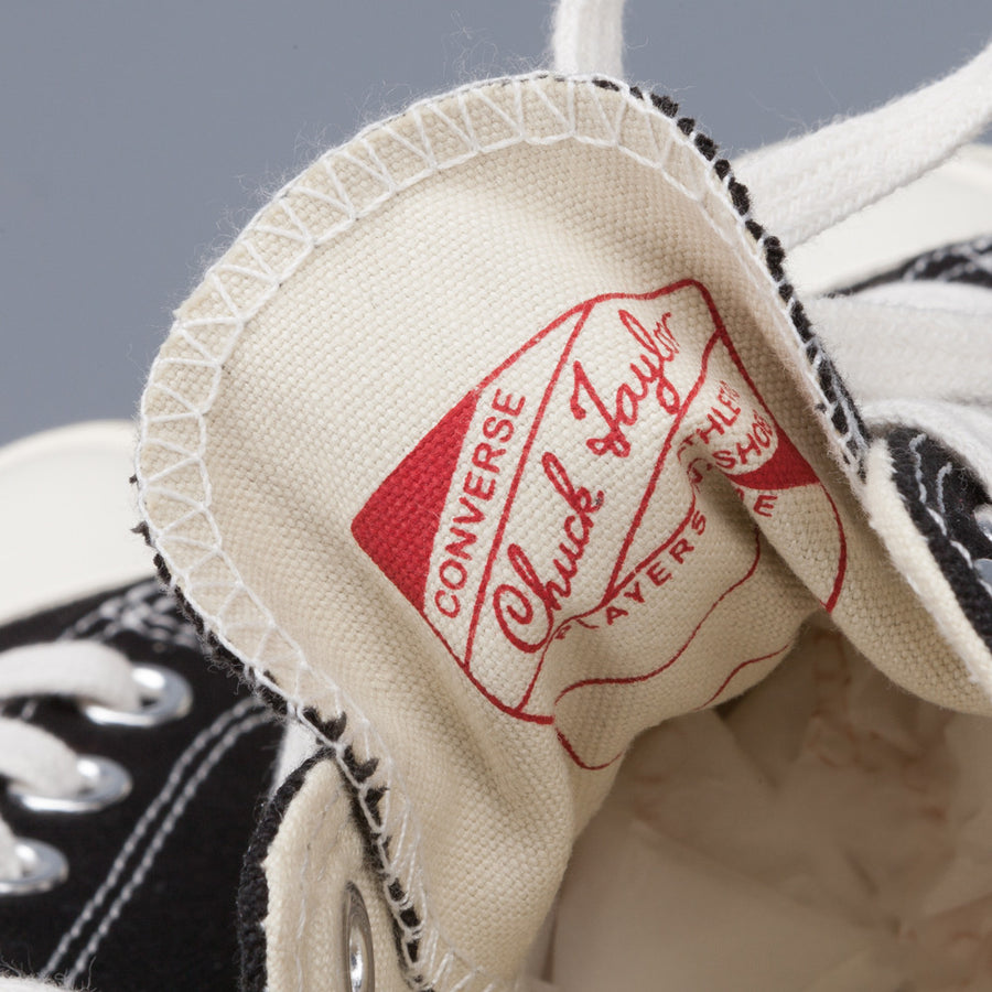 Comme des Garçons PLAY x Converse Chuck Taylor '70 low top in Black