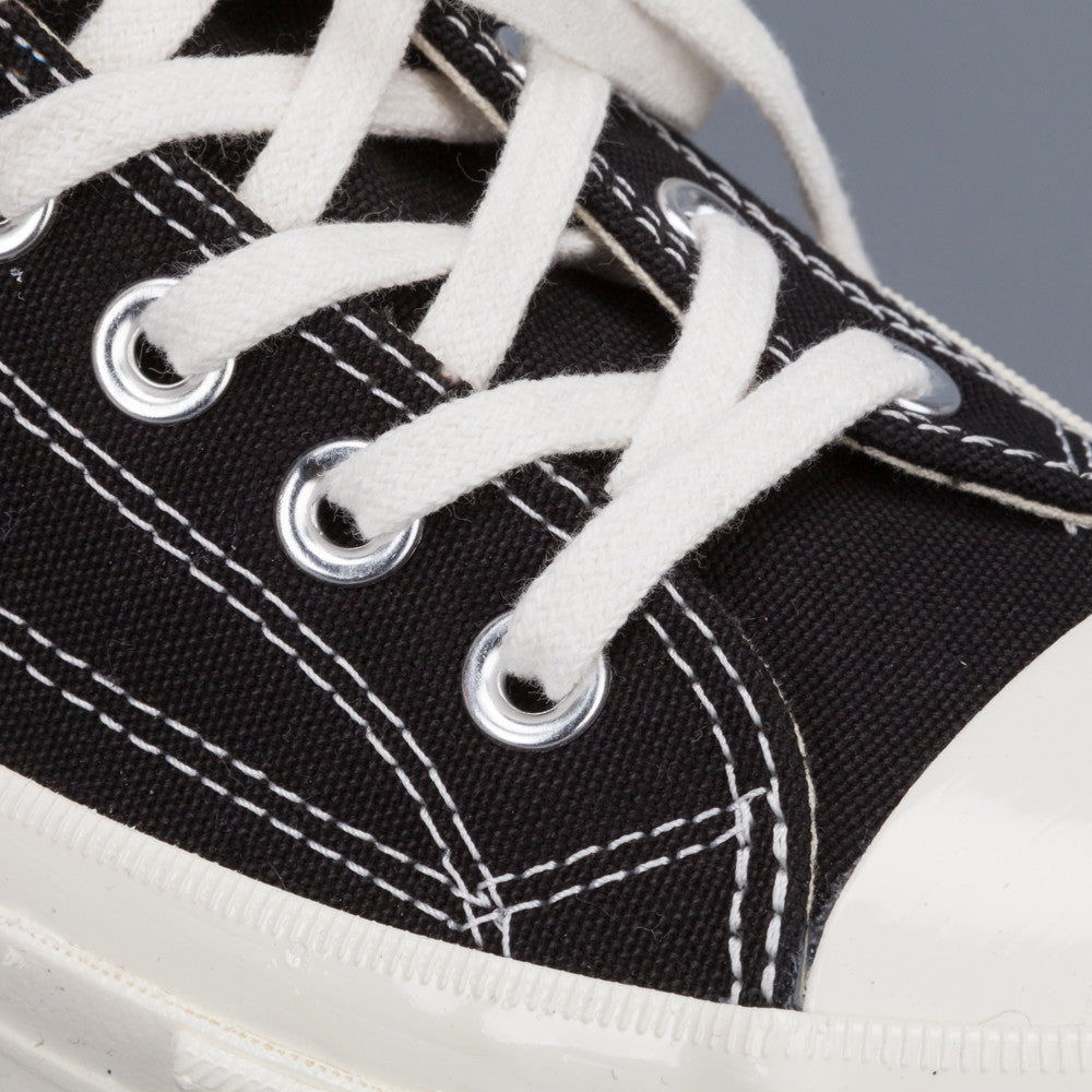 Comme des Garçons PLAY x Converse Chuck Taylor '70 low top in Black