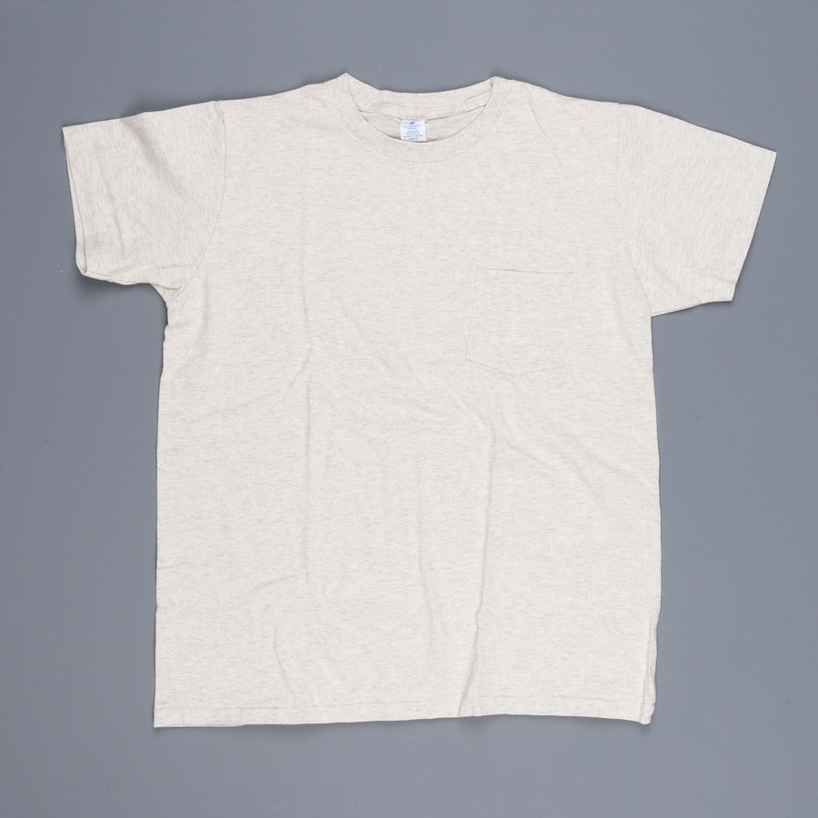 Velva Sheen 2 pack pocket tee 1white 1 oatmeal