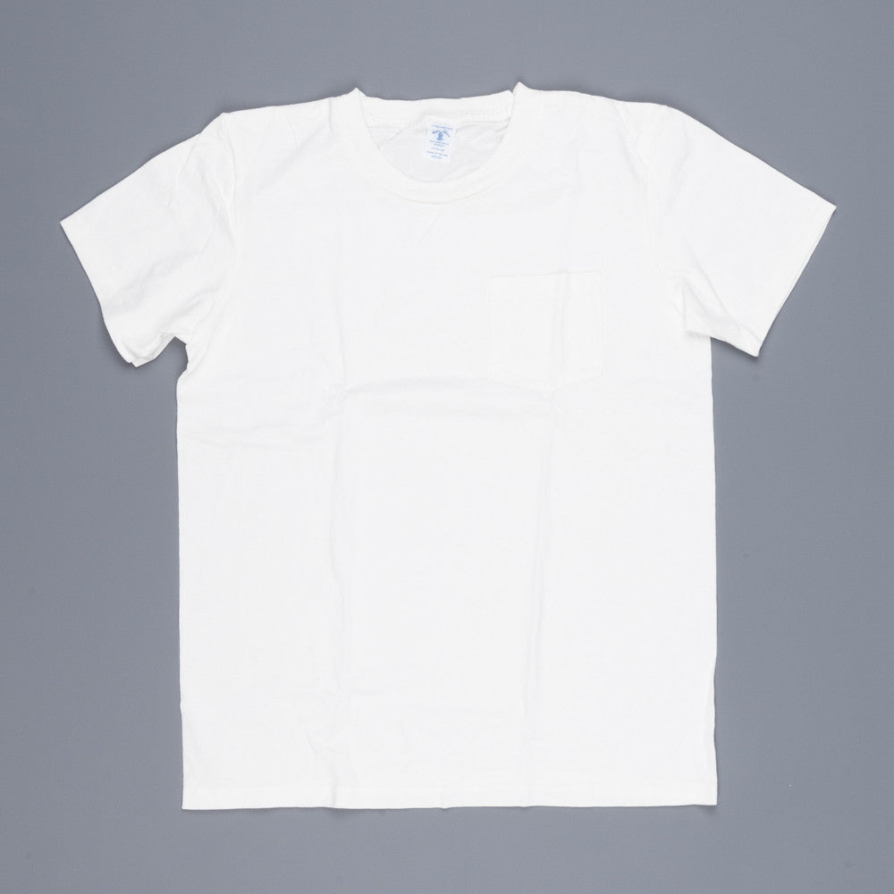 Velva Sheen 2 pack pocket tee 1white 1 oatmeal