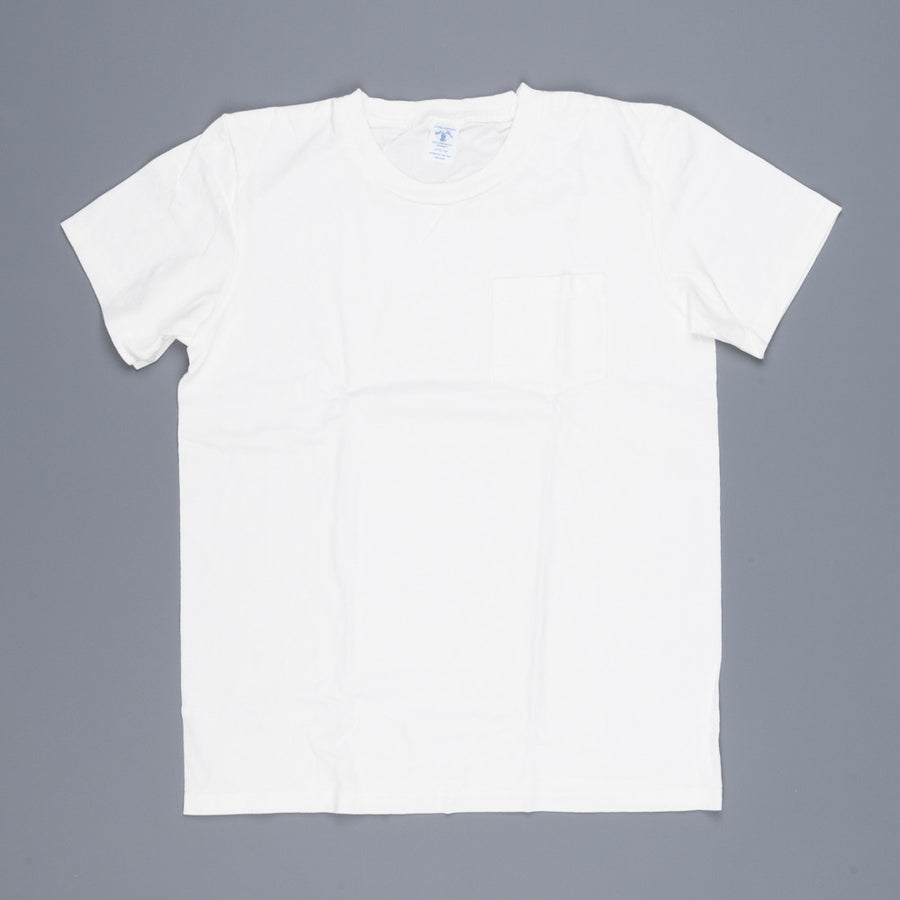Velva Sheen 2 pack pocket tee 1white 1 oatmeal