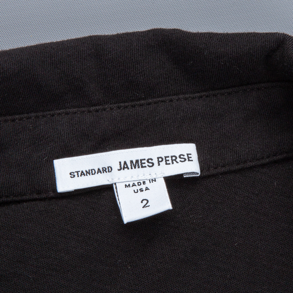 James Perse Dry Touch Jersey Polo Black