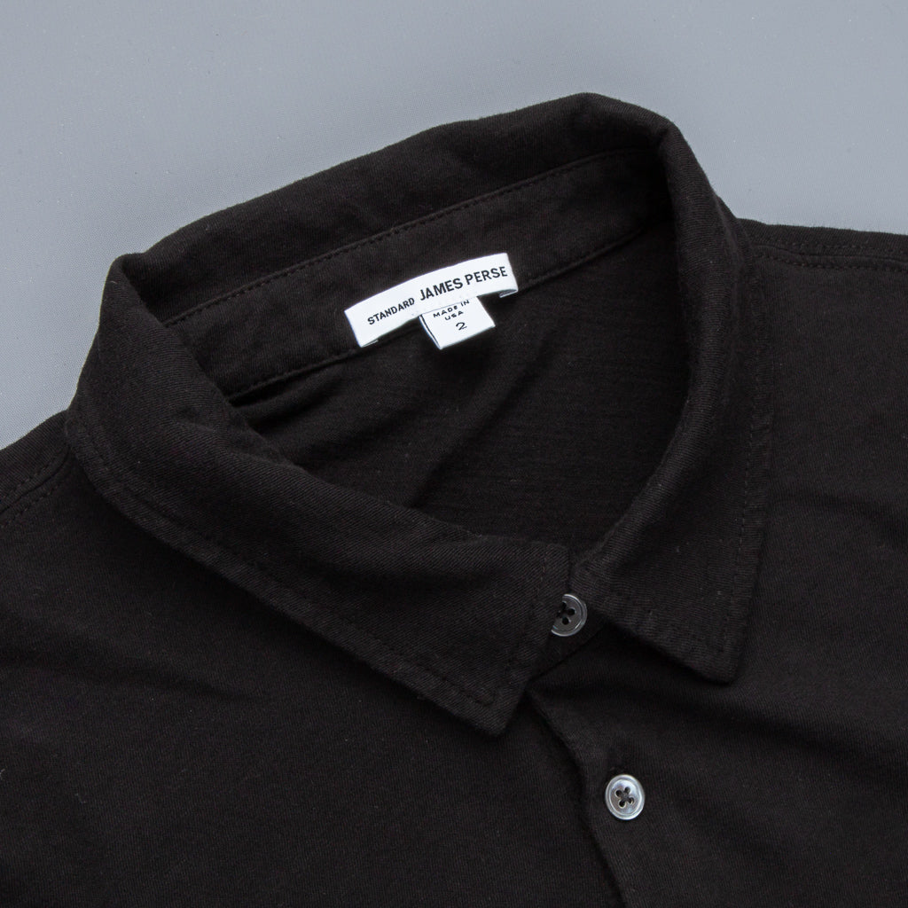 James Perse Dry Touch Jersey Polo Black