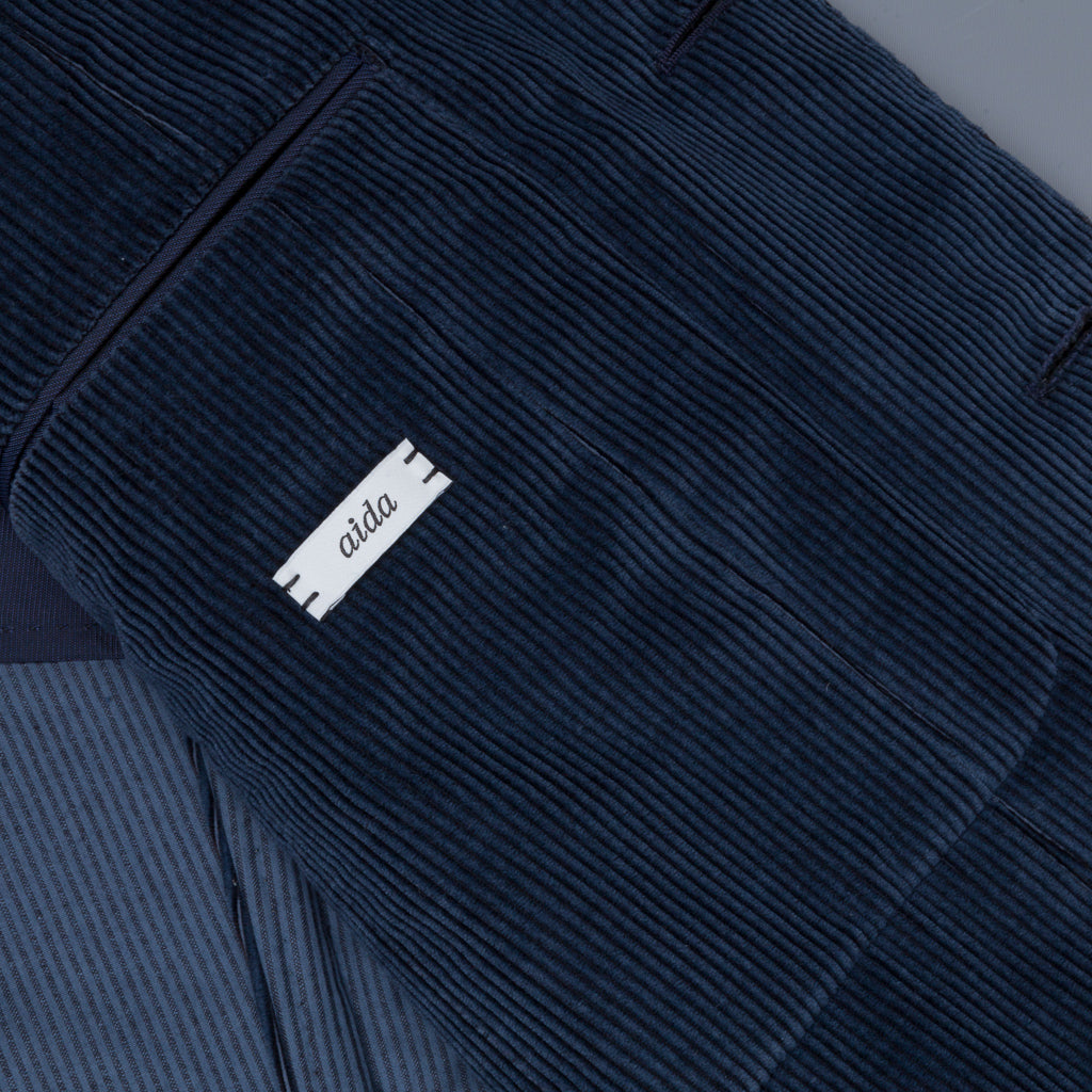 Caruso Aida Cashco Corduroy Jacket Blu