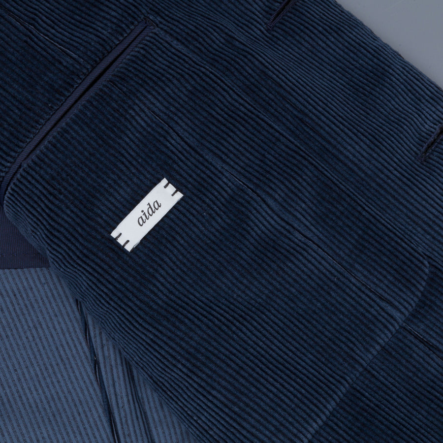 Caruso Aida Cashco Corduroy Jacket Blu