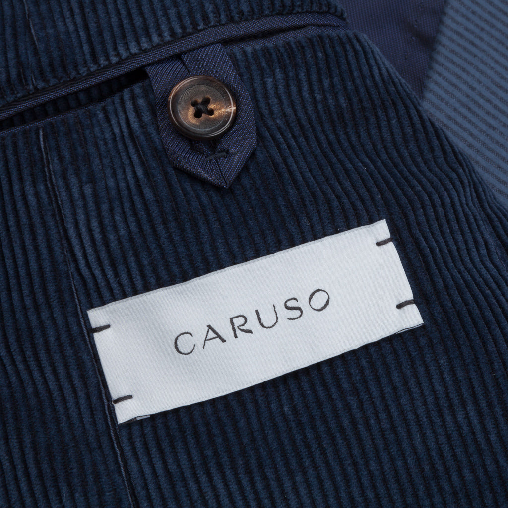 Caruso Aida Cashco Corduroy Jacket Blu
