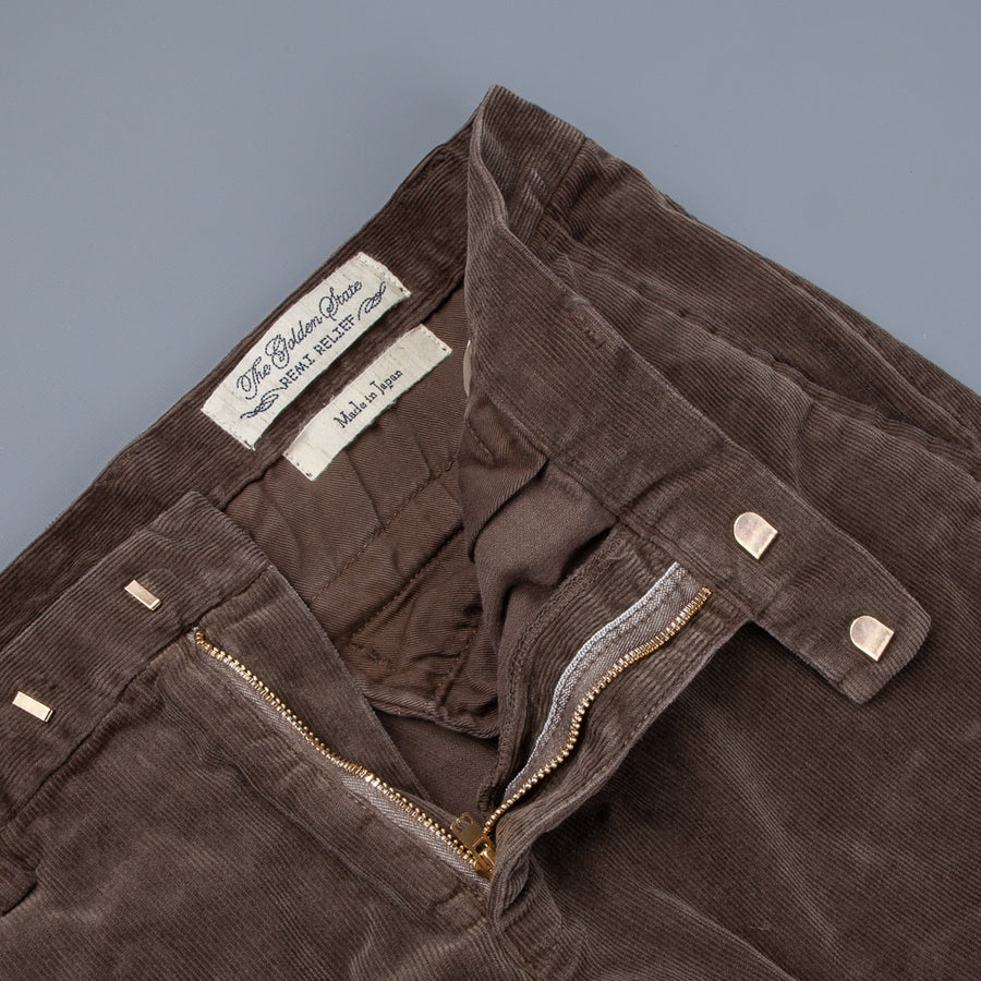 Remi Relief Light Summer Corduroy Chino Brown