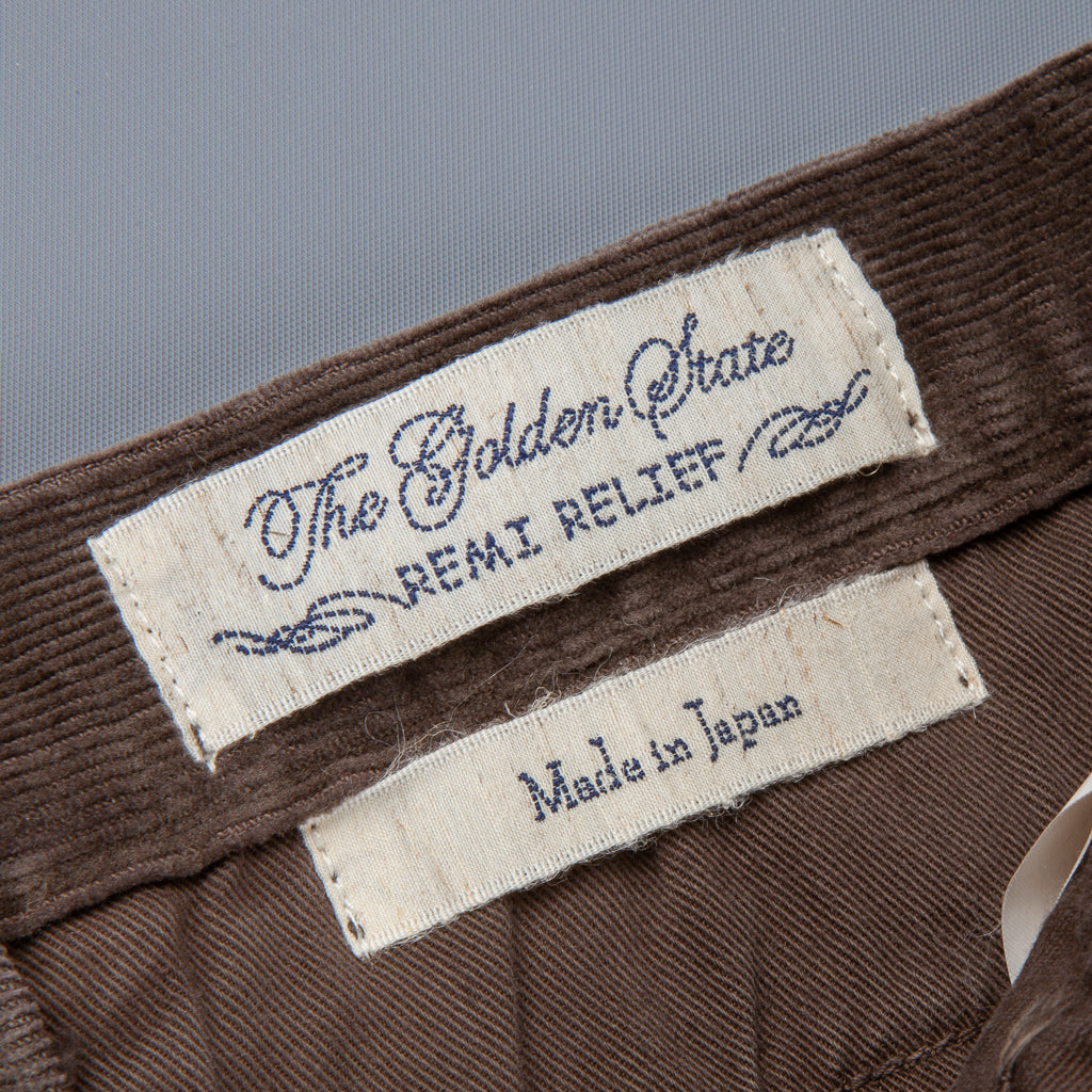 Remi Relief Light Summer Corduroy Chino Brown