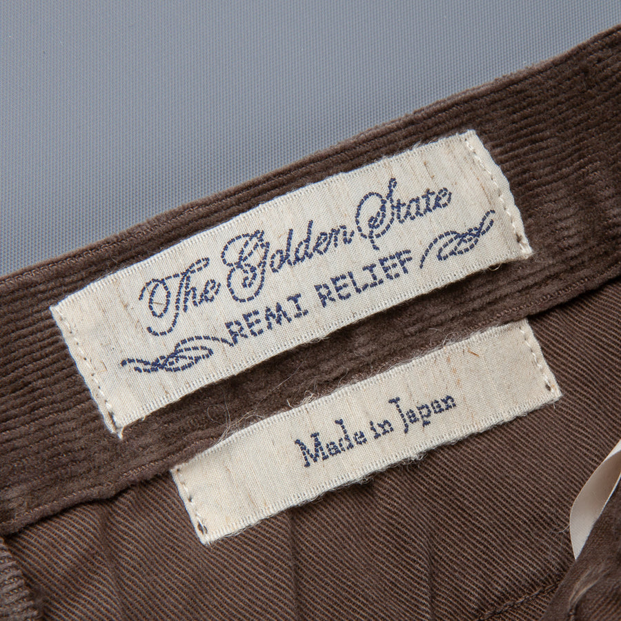 Remi Relief Light Summer Corduroy Chino Brown