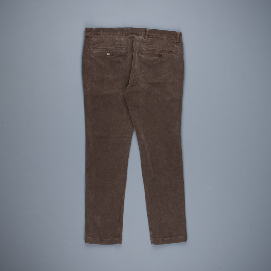 REMI RELIEF コーデュロイパンツ ダークブラウン Remi Relief Light Summer Corduroy Chino Brown – Frans Boone Store