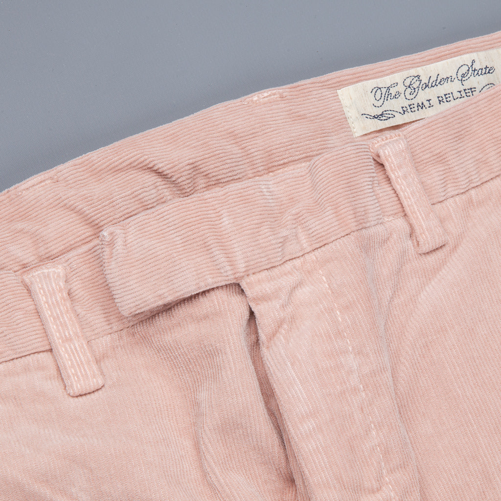 Remi Relief Light Summer Corduroy Chino Salmon Pink