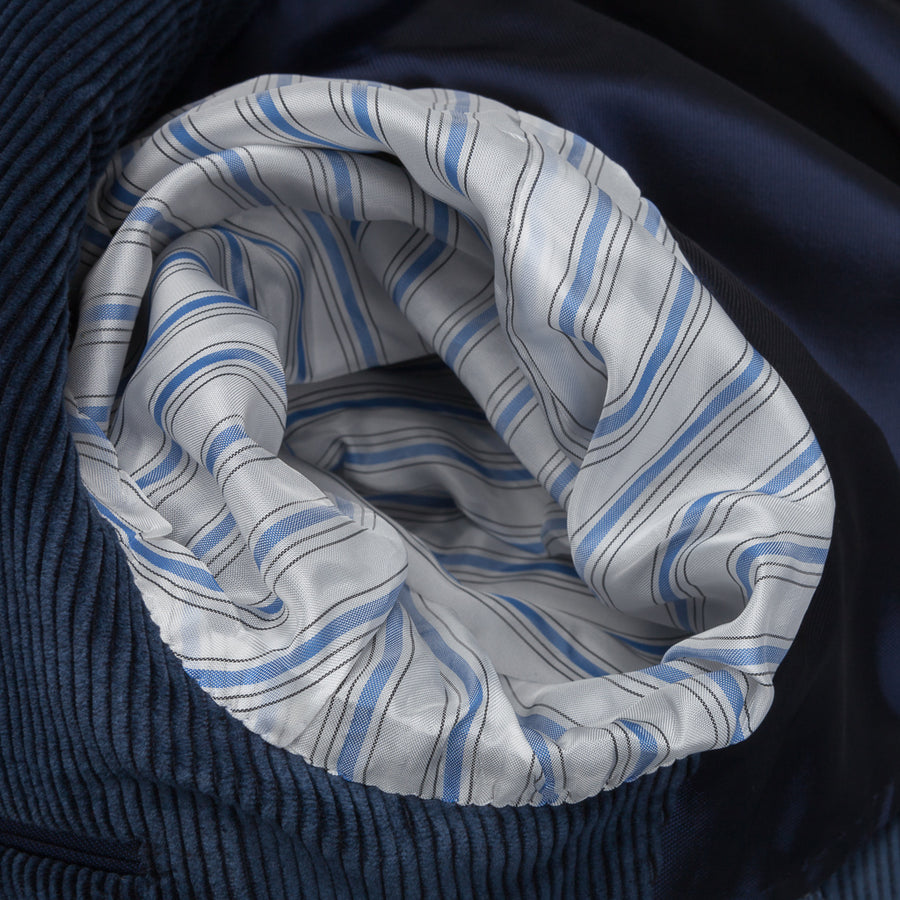 Caruso Aida Cashco Corduroy Jacket Blu