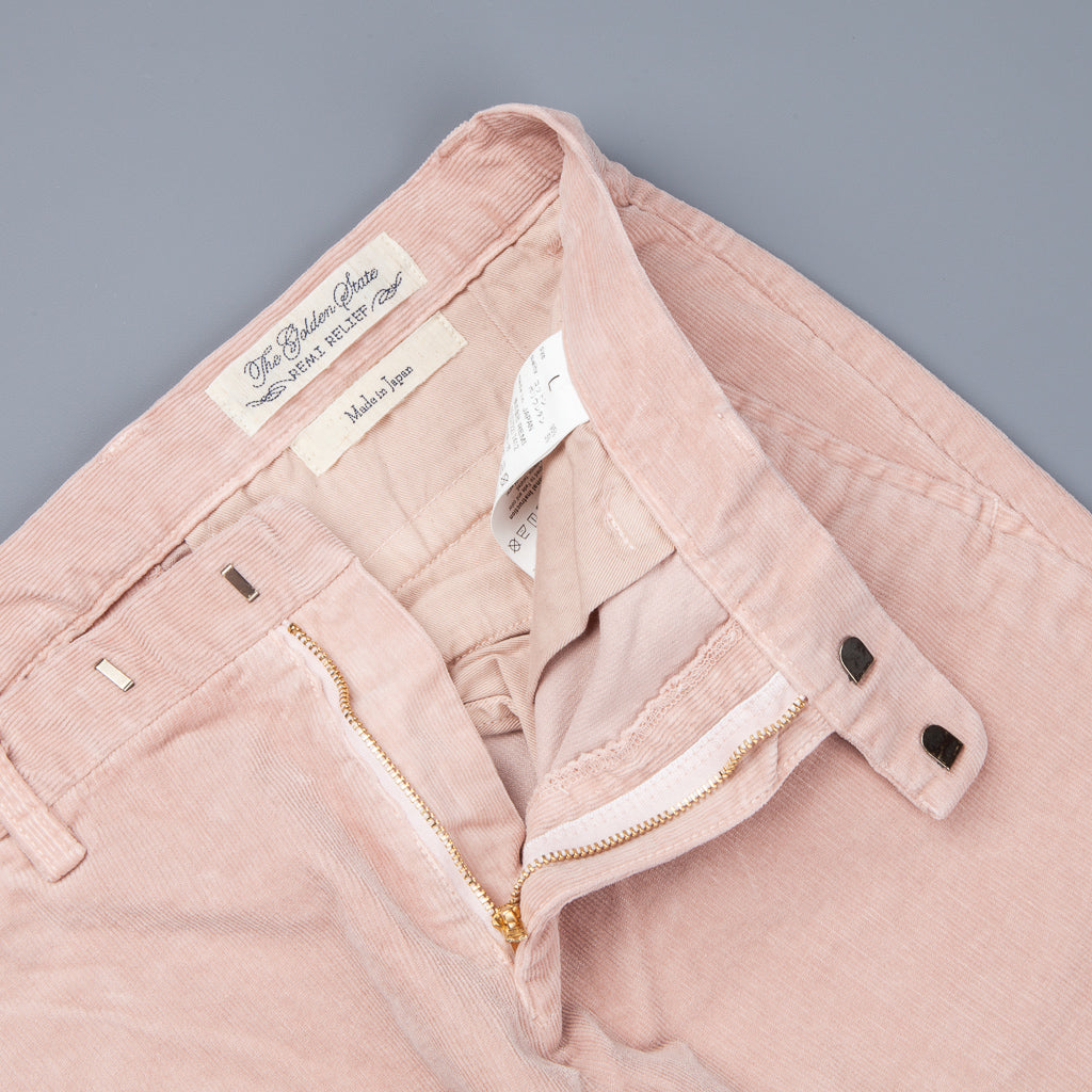 Remi Relief Light Summer Corduroy Chino Salmon Pink