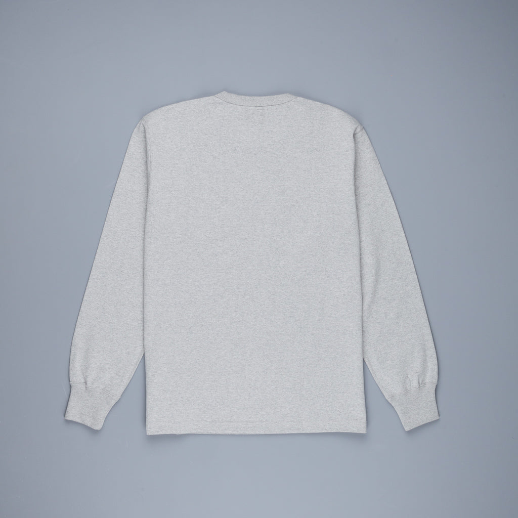 The Real McCoy´s Logo L/S Tee gray – Frans Boone Store