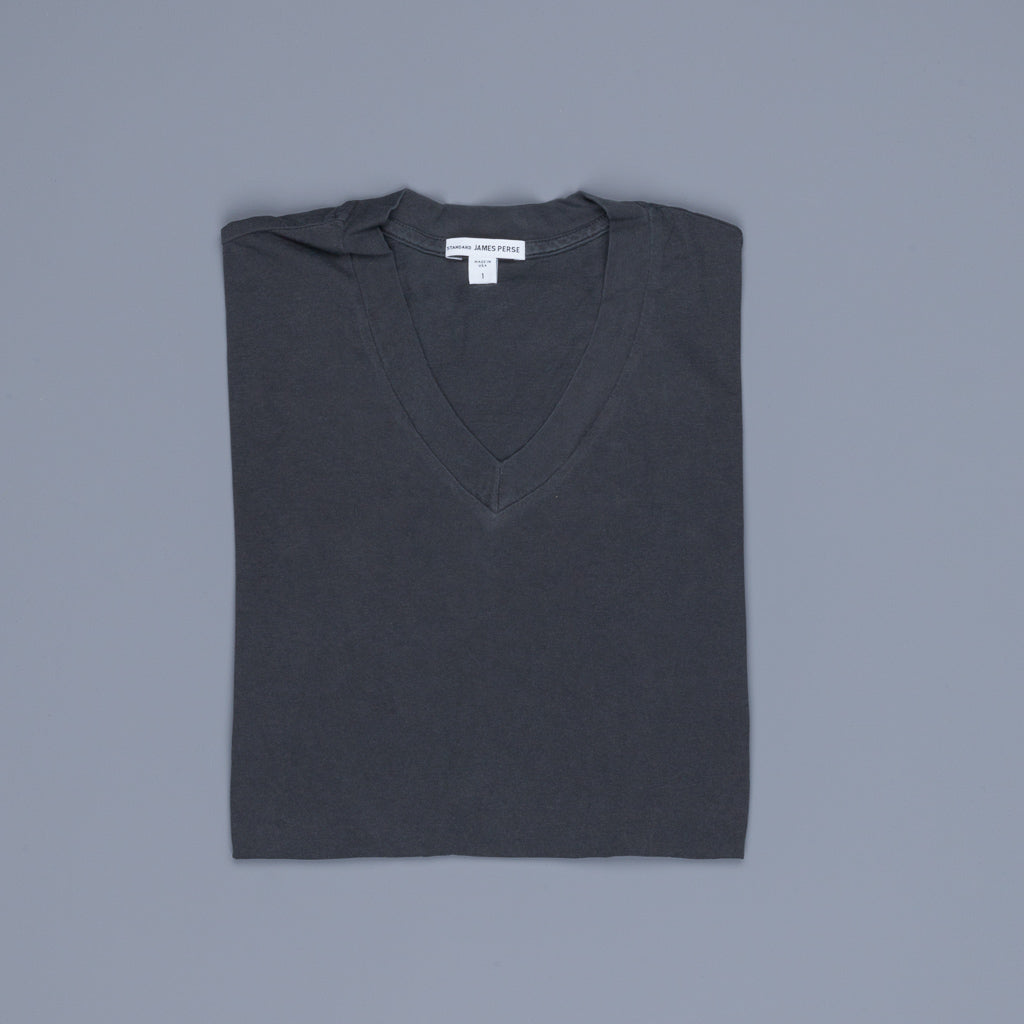 James Perse V Neck Tee Magma Pigment