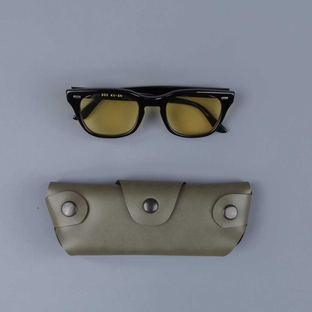 The Real McCoy´s USS Celluloid Frame Sunglasses yellow