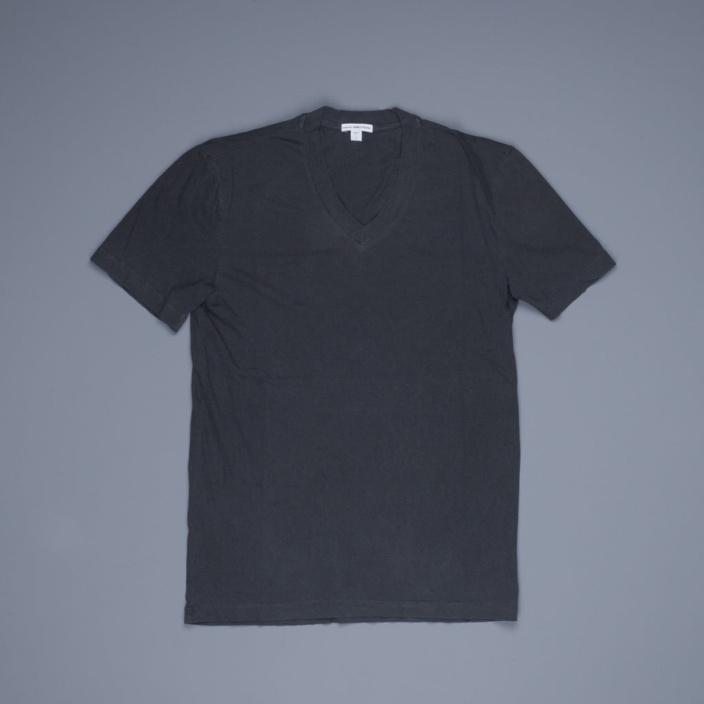 James Perse V Neck Tee Magma Pigment