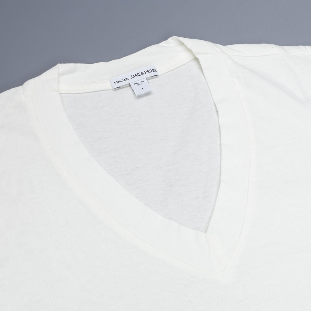 James Perse V Neck Tee Everest White