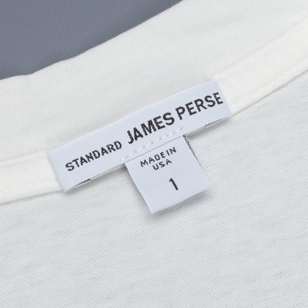 James Perse V Neck Tee Everest White