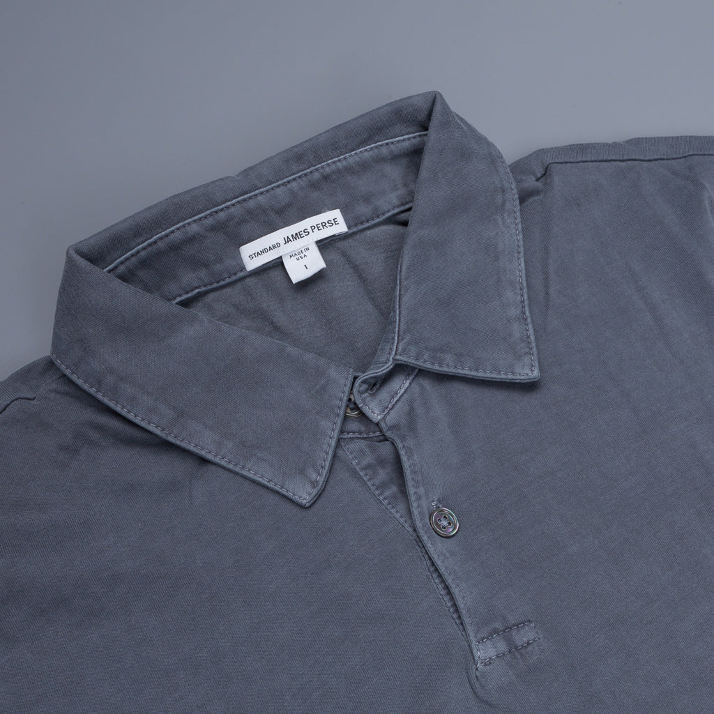 James Perse Revised Standard Polo Gravel