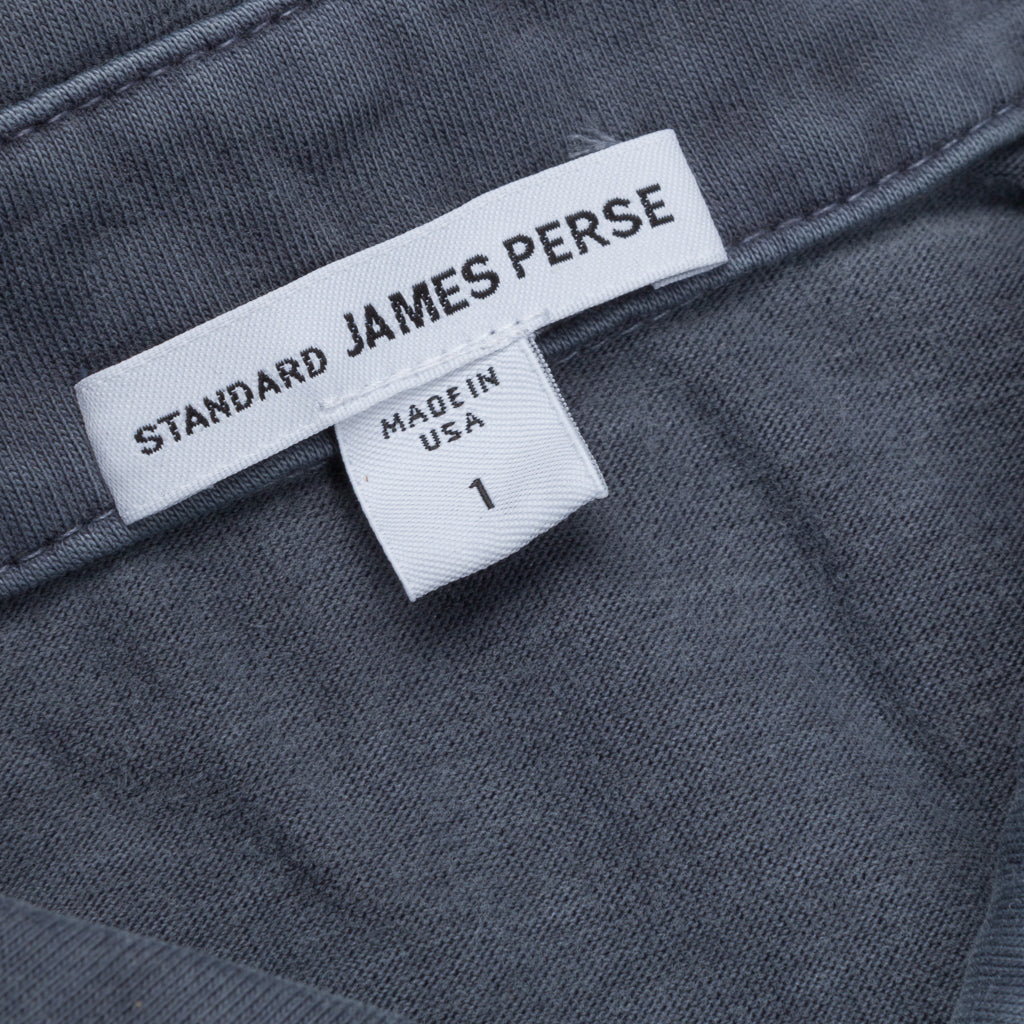 James Perse Revised Standard Polo Gravel