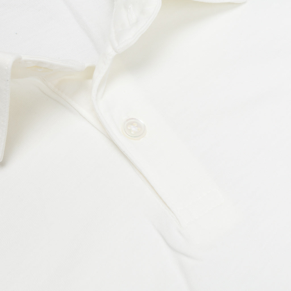 James Perse Revised Standard Polo Everest White