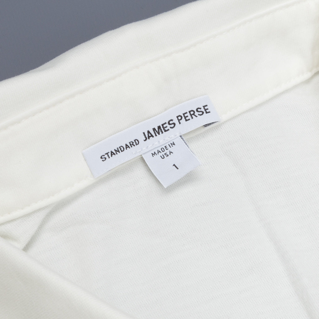 James Perse Revised Standard Polo Everest White