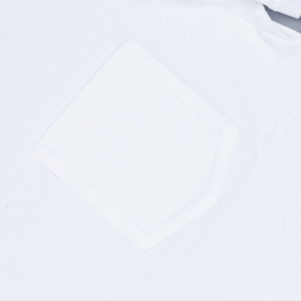 James Perse Crew Neck Pocket Tee White