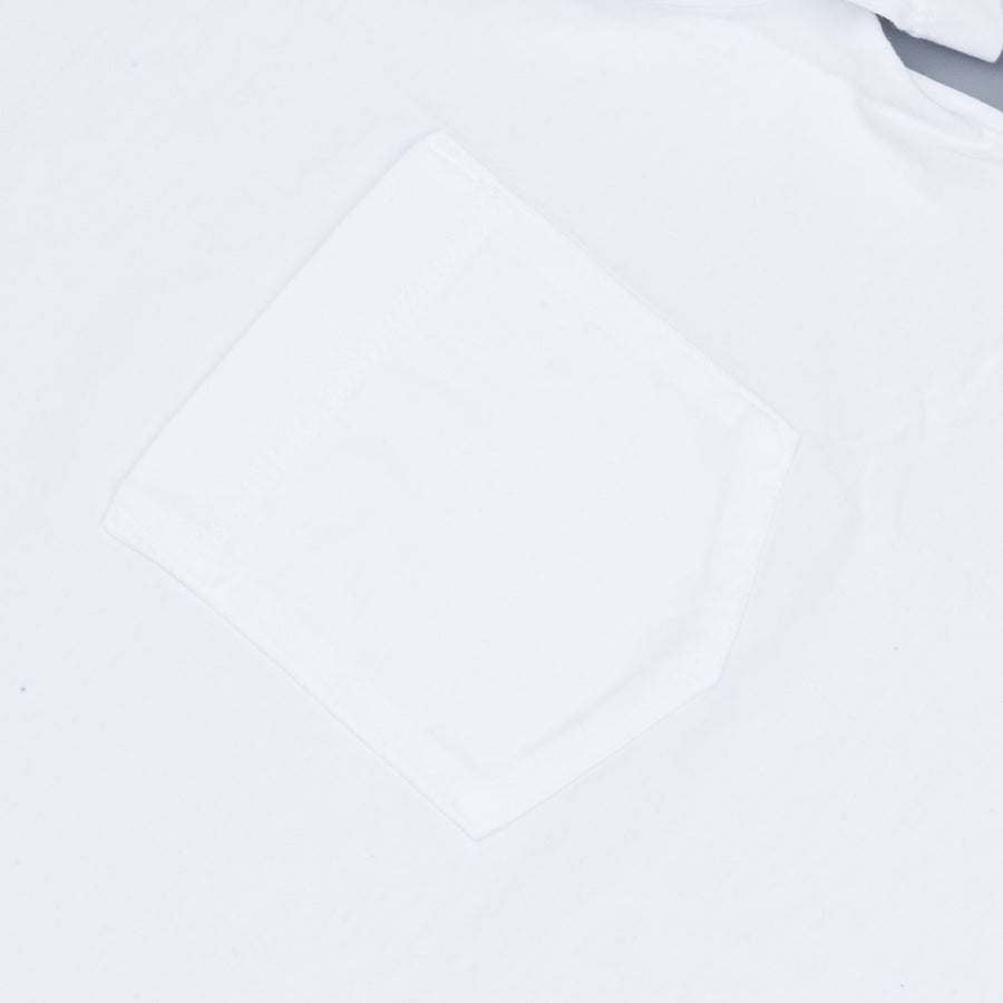 James Perse Crew Neck Pocket Tee White
