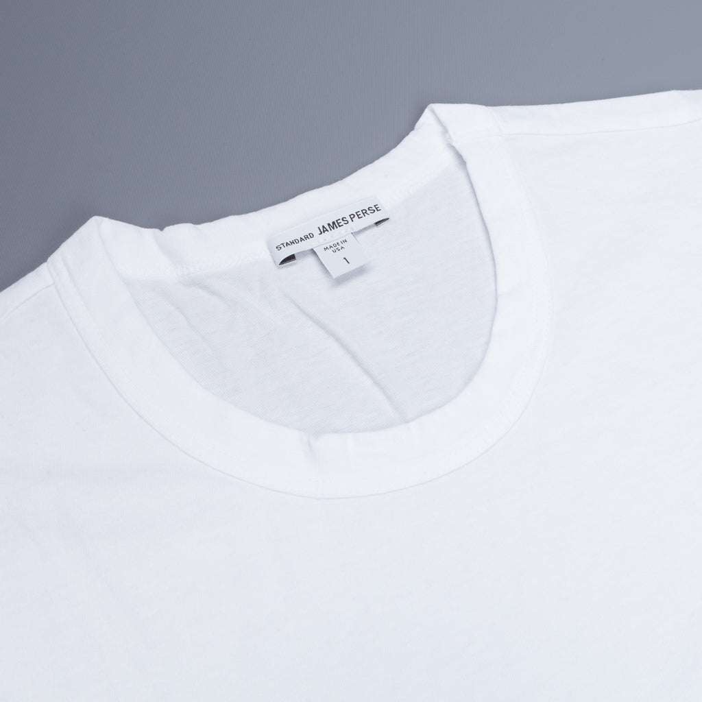 James Perse Crew Neck Pocket Tee White