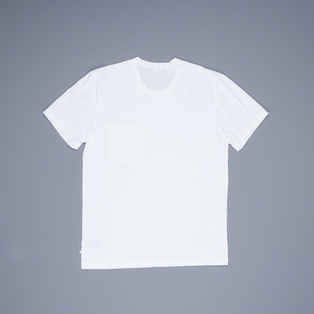 James Perse Crew Neck Pocket Tee White